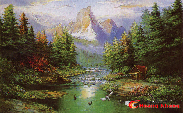 Tranh Núi - Nước - Phong Thuỷ